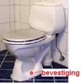 toilet bevestiging